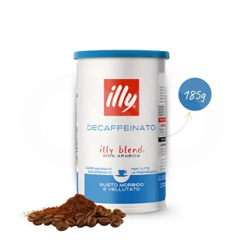 ILLY® Kaffeepulver Entkoffeinierter 185g