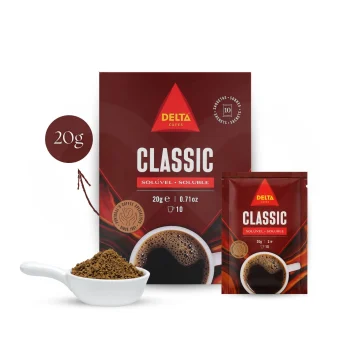 DELTA CAFÉS® Instantkaffee Classic Kaffee 10 X 2g