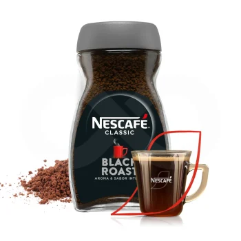 NESCAFÉ® Instantkaffee Black Roast Kaffee 200g