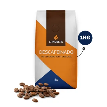 CANDELAS® Kaffeebohnen Entkoffeiniert 1kg