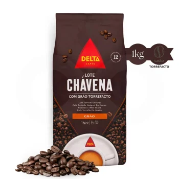 DELTA CAFÉS® Kaffeebohnen Lote Chávena Mit Glasiertem 1kg