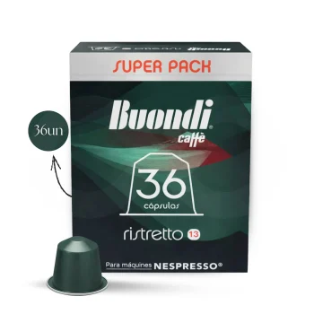 BUONDI® Kapseln Nespresso Ristretto Super Pack 36 Stk.