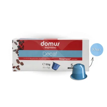DOMUS® Kapseln Nespresso Entkoffeiniert 10 Stk.