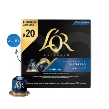 L´OR® Kapseln Nespresso Ristretto Decaf 20 Stk.