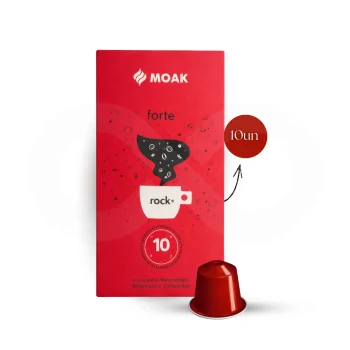 MOAK® Kapseln Nespresso Forte Rock 10 Stk.