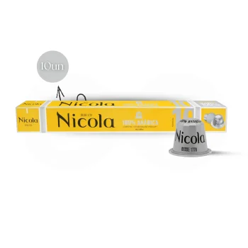 NICOLA 100% Arabica, 10 Stück, Aluminium