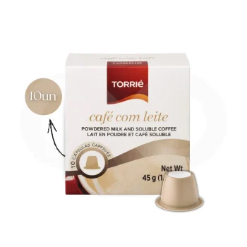 TORRIE® Kapseln Nespresso Kaffee Mit Milch 10 Stk.