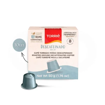 TORRIE® Kapseln Nespresso Kompostierbarer Decaf 10 Stk.