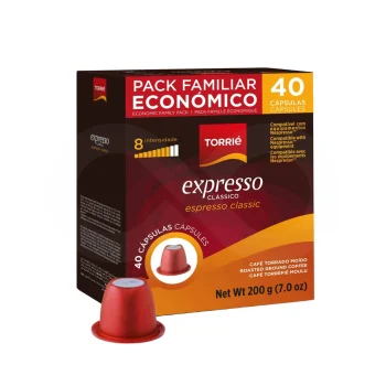 TORRIE® Kapseln Nespresso Expresso 40 Stk.