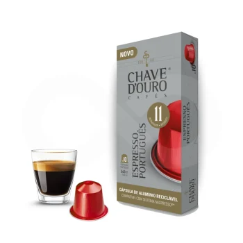 CHAVE OURO® Kapseln Nespresso Portugiesischer Espresso 10Stk