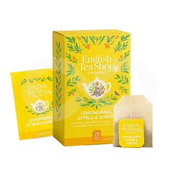 ENGLISH TEA SHOP® Zitronengras Zitrusfrüchte, Ingwer 20 Stk.
