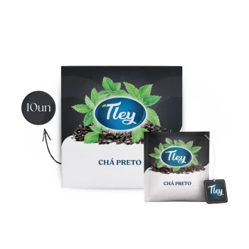 TLEY® Tee Schwarzer 10 Stk.