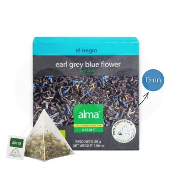 ALMA® Tee Earl Grey Blue Flower 15 Stk.