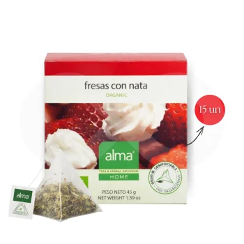 ALMA® Tee Erdbeeren Mit Sahne 15 Stk.