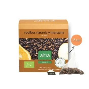 ALMA® Tee Rooibos Orange Und Apfel 15 Stk.