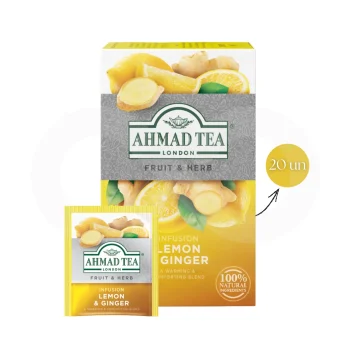 AHMAD TEA® Tee Zitrone & Ingwer 20 Stk.