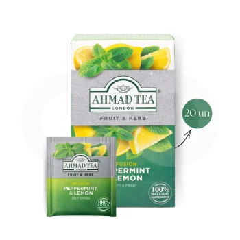AHMAD TEA® Tee Pfefferminze & Zitrone 20 Stk.