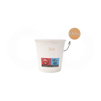 Papierbecher 3oz 100 Einheiten