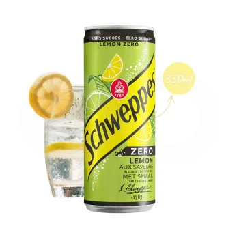 SCHWEPPES® Zitronen-Tonic-Wasser Zero 330 ml